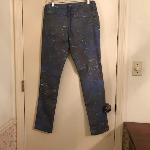 10, INC Patterned Pants Jeans Style Dye Splattered - Picture 7 of 10